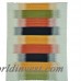 Bloomsbury Market Flat Weave Reversible Durie Kilim Hand-Knotted Black/Orange/Green Area Rug RGRG6698
